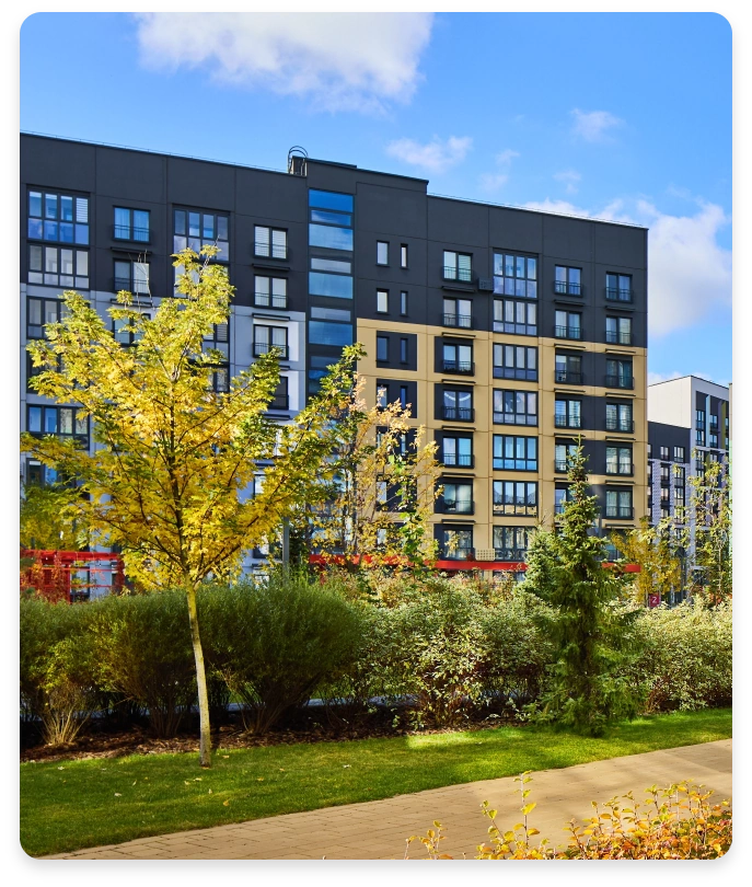 Équipe en gestion d'immeubles locatifs