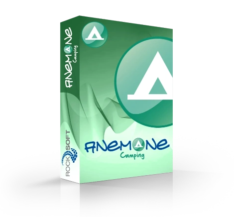 Boite du logiciel Anemone Camping