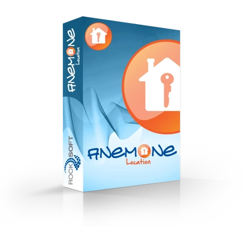 Boite du logiciel Anemone Location